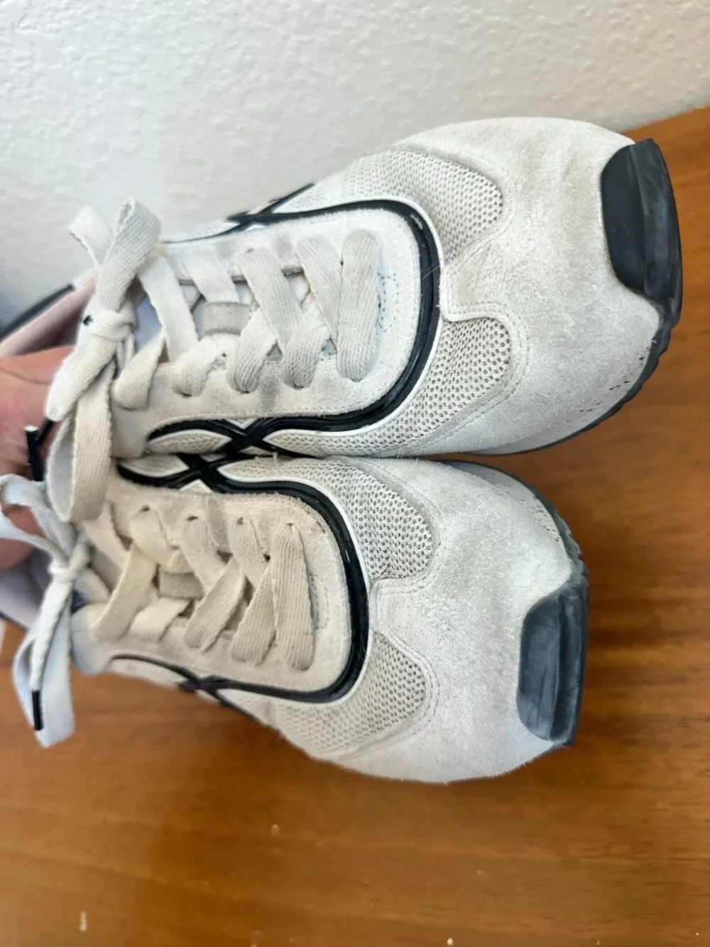 Kate Spade Black and White Brigitte Sneakers, 9